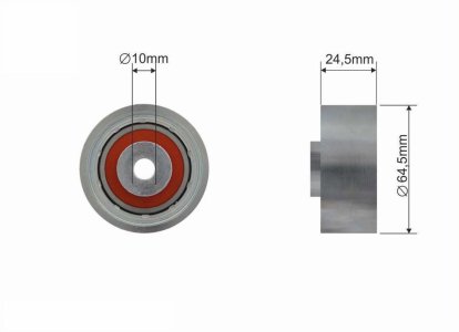 Rolka prowadząca CAFFARO 500216 046130195D