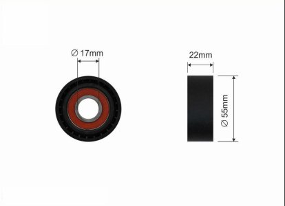 Rolka napinacza CAFFARO 500241 11287823374