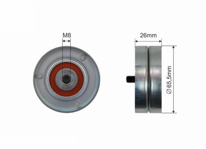 Rolka napinacza CAFFARO 500253 575177