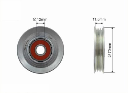 Rolka prowadząca CAFFARO 500259 11927AX000