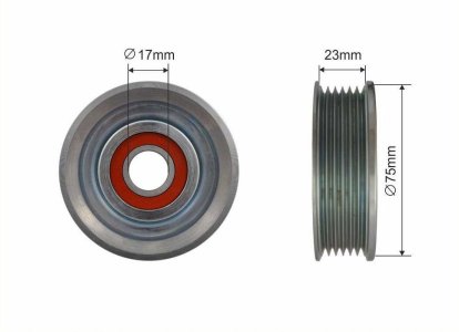 Rolka prowadząca CAFFARO 500262 Z60115940