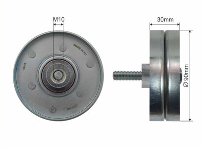 Rolka prowadząca CAFFARO 500269 1079393