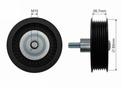 Rolka prowadząca CAFFARO 500275 1717609