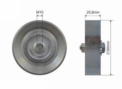 Rolka napinacza CAFFARO 500300 8844012250