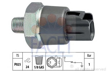 Czujnik ciśnienia oleju FACET 1.800.188 MN137360