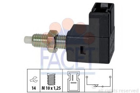 Włącznik świateł stop FACET 1.810.300 938102E000