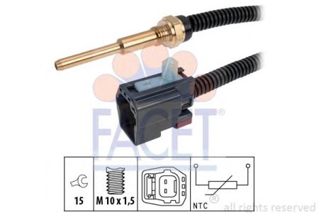 Czujnik temperatury wody FACET 1.830.331 1096495