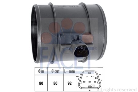 Przepływomierz powietrza FACET 1.991.438 55562426