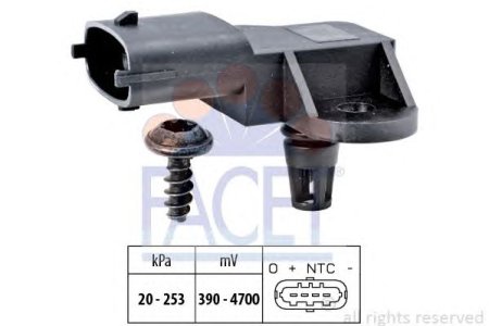 Czujnik podciśnienia FACET 1.993.176 55238125