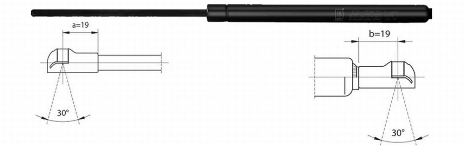 Sprężyna gazowa pokrywy bagażnika FA KROSNO 23185 51248232873