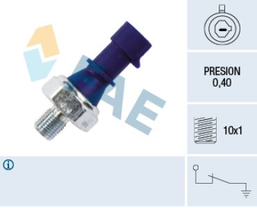 Czujnik ciśnienia oleju FAE 12439 1238696