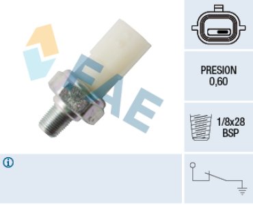 Czujnik ciśnienia oleju FAE 12699 8200673257