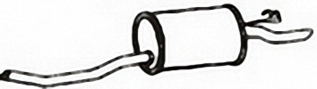 Tłumik końcowy IZAWIT 14.007A 7735376