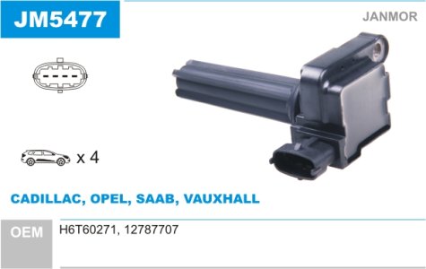 Cewka zapłonowa JANMOR JM5477 12787707
