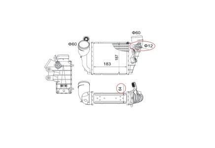 INTERCOOLER AUDI SEAT SKODA VW