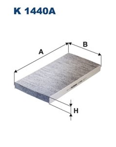 Filtr powietrza kabinowy FILTRON K1440A FP36006 AUDI
