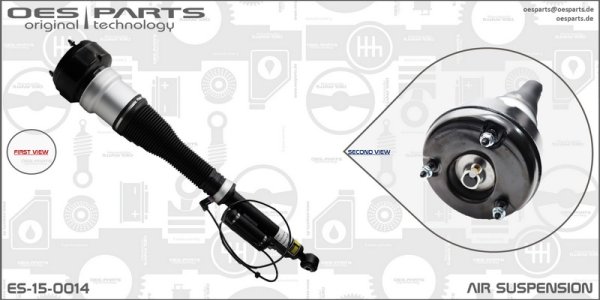 AMORTYZATOR PNEUMATYCZNY TYŁ PRAWY MERCEDES W221