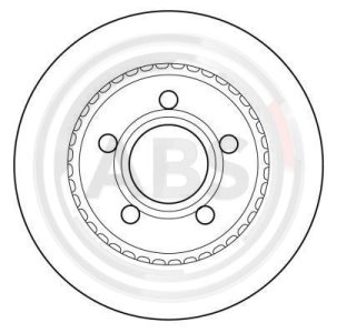 Tarcza hamulcowa A.B.S. 15937 447615601A