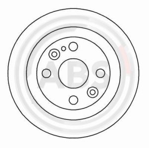 Tarcza hamulcowa A.B.S. 16088 BB4C26251