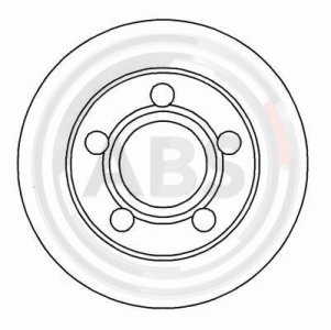 Tarcza hamulcowa A.B.S. 16249 895615601A