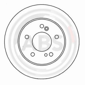 Tarcza hamulcowa A.B.S. 16450 2104230312