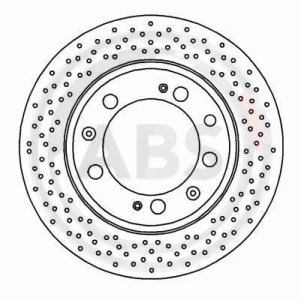Tarcza hamulcowa A.B.S. 16492 99335204102