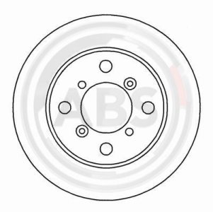 Tarcza hamulcowa A.B.S. 16625 5531161G00