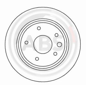 Tarcza hamulcowa A.B.S. 16999 JLM12428