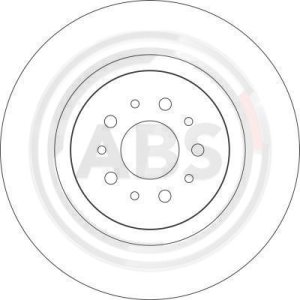 Tarcza hamulcowa A.B.S. 17008 60652186