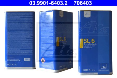 PŁYN HAMULC. DOT4 5L (SL6) ATE 03 9901 6403 2 DOT45LESP
