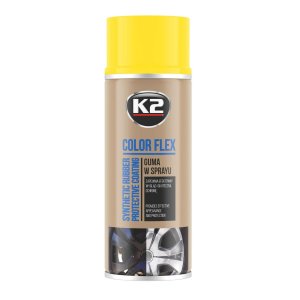 POWŁOKA GUMOWA SPRAY K2 L343ZO COLOR FLEX ŻÓŁTY 400ML