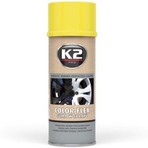 POWŁOKA GUMOWA SPRAY K2 L343ZO COLOR FLEX ŻÓŁTY 400ML