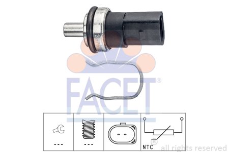 CZUJNIK TEMP.PALIWA VW TDI/SDI  /NA PRZEWODZIE/