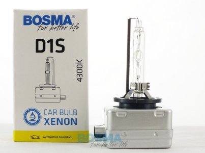 Żarniki XENON D1S 4300K 85V 35W BOSMA 9495D D1S PK32d-2 DUO PAK