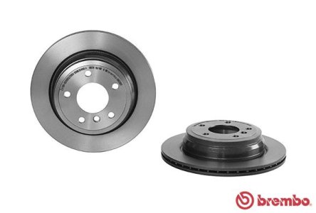 Tarcza hamulcowa BREMBO 09 B338 21 34216764653 BMW 3 E90  06- TYŁ WEN