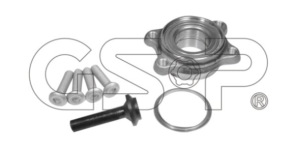 ŁOŻYSKO, ZESTAW NAPRAWCZY PIASTY GSP 9245007K 4F0498625B AUDI