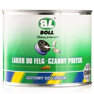 LAKIER DO FELG 500 ML CZARNY POŁYSK PUSZKA BOLL