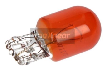 ŻARÓWKA 12V 21W CAŁOSZKLANA DUŻA POMARAŃCZOWA