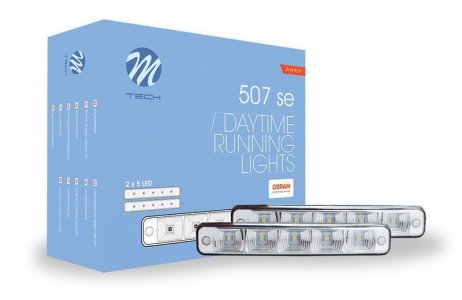 ŚWIATŁA LED M TECH LD507SE  DO JAZDY DZIENNEJ 2xPanel 5XLED 5W 12V