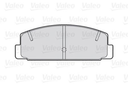 KLOCKI HAMULCOWE VALEO 301780 20031131 FIRST