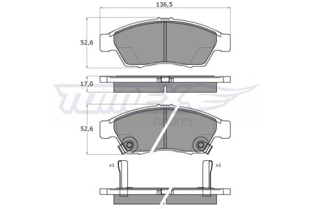 KLOCKI HAMULC. SUZUKI LIANA  01-