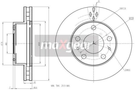TARCZA HAM. FIAT P. DUCATO 06-