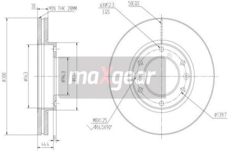 TARCZA HAM. HYUNDAI P. H-1 08-