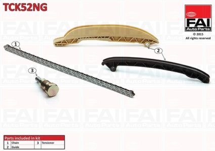 Zestaw łańcucha rozrządu FAI AutoParts TCK52NG 1089822