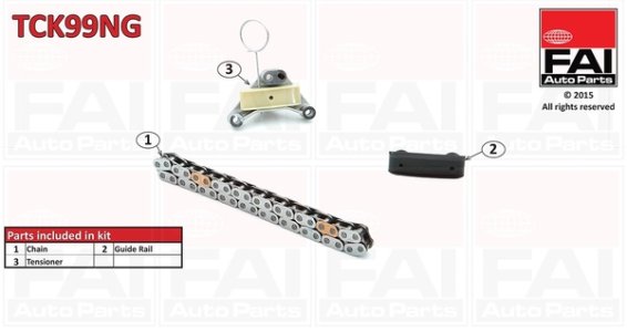 Zestaw łańcucha rozrządu FAI AutoParts TCK99NG 0816J0