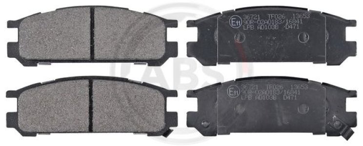 Klocki hamulcowe A.B.S. 36721 21703.15.0