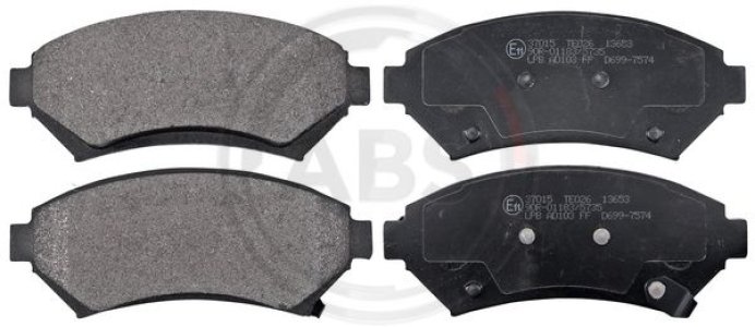 Klocki hamulcowe A.B.S. 37015 23165.18.0