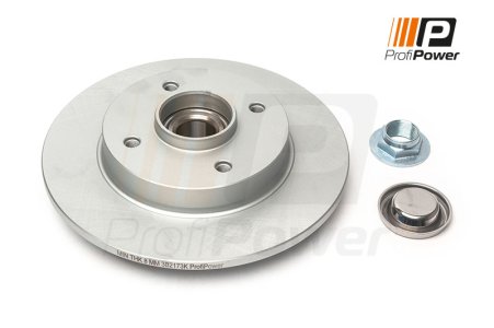 TARCZA HAMULC.+ŁOŻYSKO(ZEST. 1 SZT) PEUGEOT TYŁ