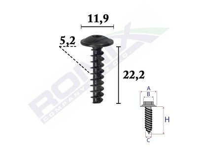 WKRĘT MONTAŻOWY SEAT, SKODA, AUDI