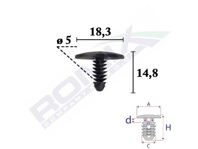 SPINKA TAPICERSKA BMW, MINI